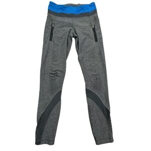 Lululemon Pants Womens Small Running Tight Zipper Pocket Athletic Defect